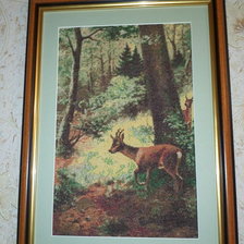 Работа «Олени»