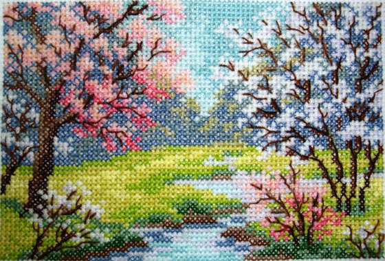 Работа «Цветущая весна»