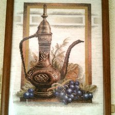 Работа «Кувшин и виноград»