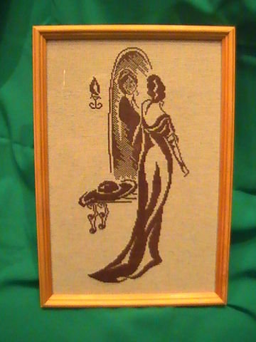 Работа «Дама у зеркала»