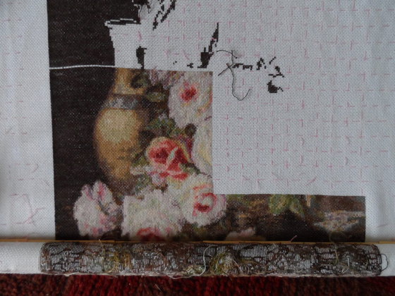 Работа «Мраморные розы»