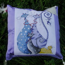 Работа «подушка для подружки»