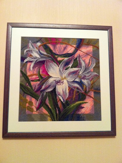 Работа «Лилии»