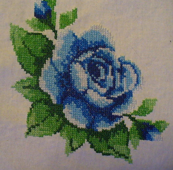 Работа «Синяя Роза»