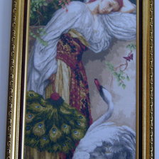 Работа «Девушка с лебедем»