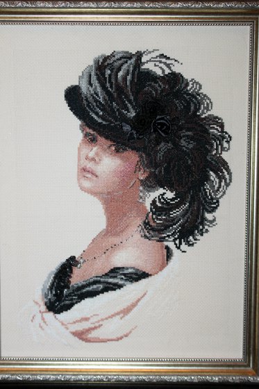 Работа «дама в черном»