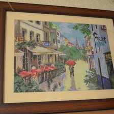 Работа «дождь в париже»