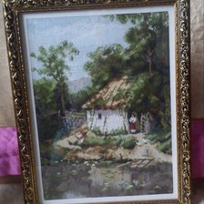 Работа «избушка у пруда»