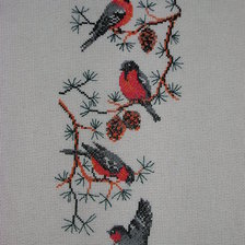 Работа «Снегири»