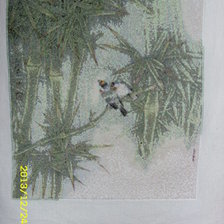 Работа «Птички невелички на бамбуке»