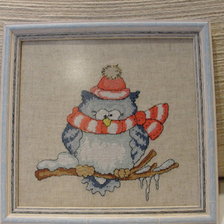 Работа «Совенок) В рамочке))»