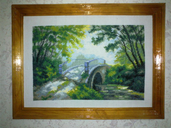 Работа «летний мостик»