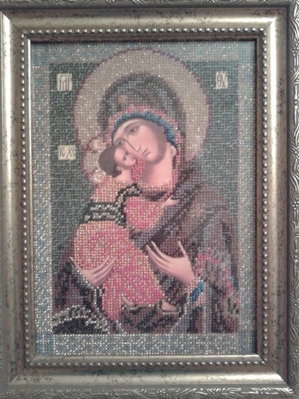 Работа «Икона Владимирская»