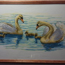 Работа «Лебединая семья»