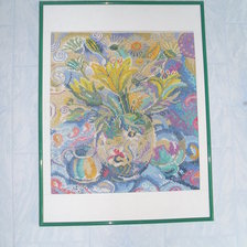 Работа «Натюрморт с цветами»