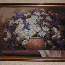 Работа «Натюрморт с ромашками»