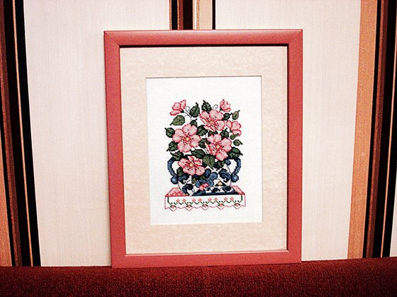 Работа «Розы шиповника Жанлин»