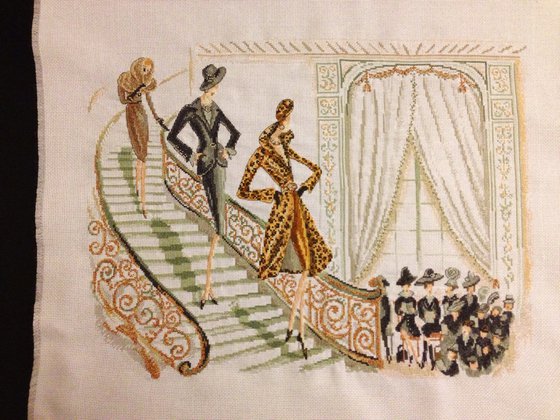 Работа «Элегантные дамы»