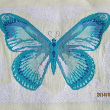 Работа «Бабочка из журнала"Вышиваю крестиком"»
