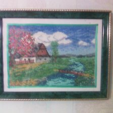 Работа «Домик в деревне»
