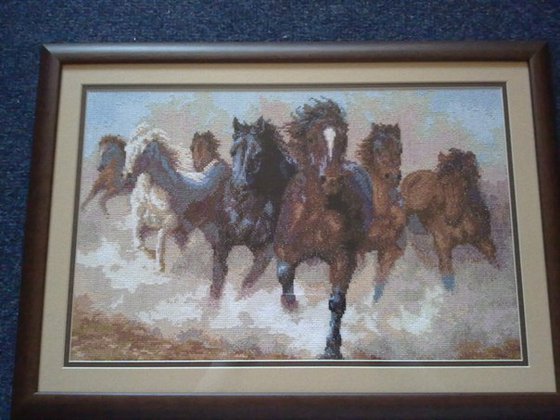 Работа «Табун лошадей»