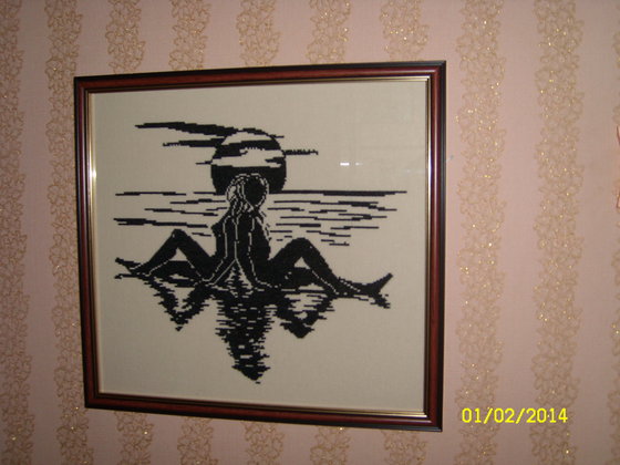 Работа «двое на пляже»