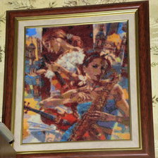 Работа «две скрипки и саксафон»