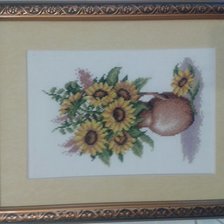 Работа «букет подсолнечников»