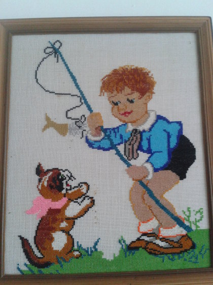 Работа «хлопчик і котик»