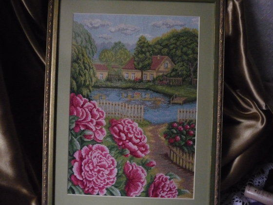 Работа «Пионы»