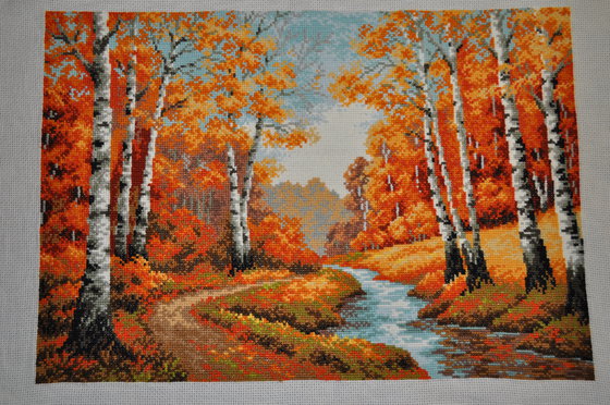 Работа «"Золотая роща", 60х40»