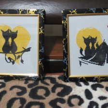 Работа «влюблённые коты. Овен»