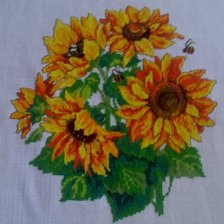 Работа «Подсолнухи»