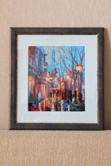 Работа «Ночной город»