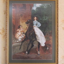 Работа «Всадница»