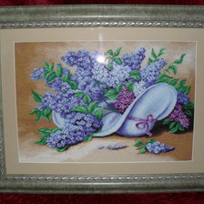 Работа «Сирень в шляпке»