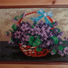 Работа «Корзина с цветами»