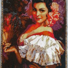 Работа «Испаночка (бисер)»