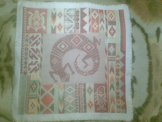 Работа «Будущая подушка "Саламандра"»