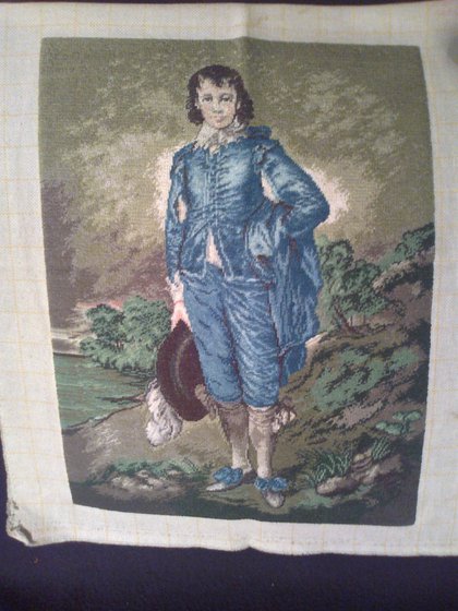 Работа «Момчето в синьо»