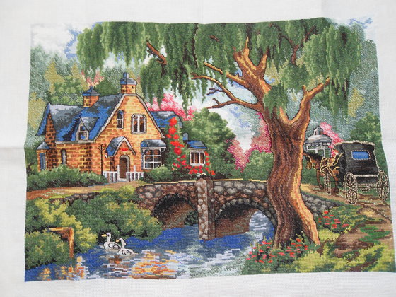 Работа «Дом у ручья»