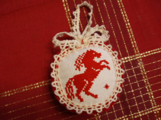 Работа «Новогодняя лошадка»