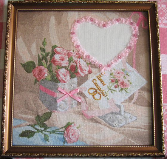 Работа «свадебная фоторамка»