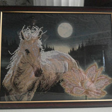 Работа «лошадь и лилия»