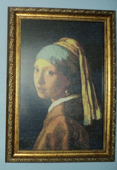 Работа «Девушка с жемчужной сережкой»