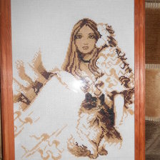 Работа «леди с кошкой»