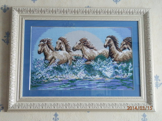 Работа «Белые лошади»