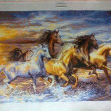 Работа «В лучах заката»