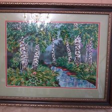 Работа «Березовая роща»