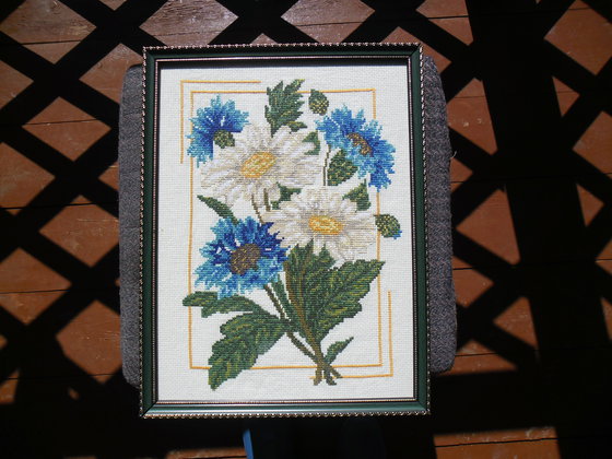 Работа «Ромашки,васильки(самая первая работа)»